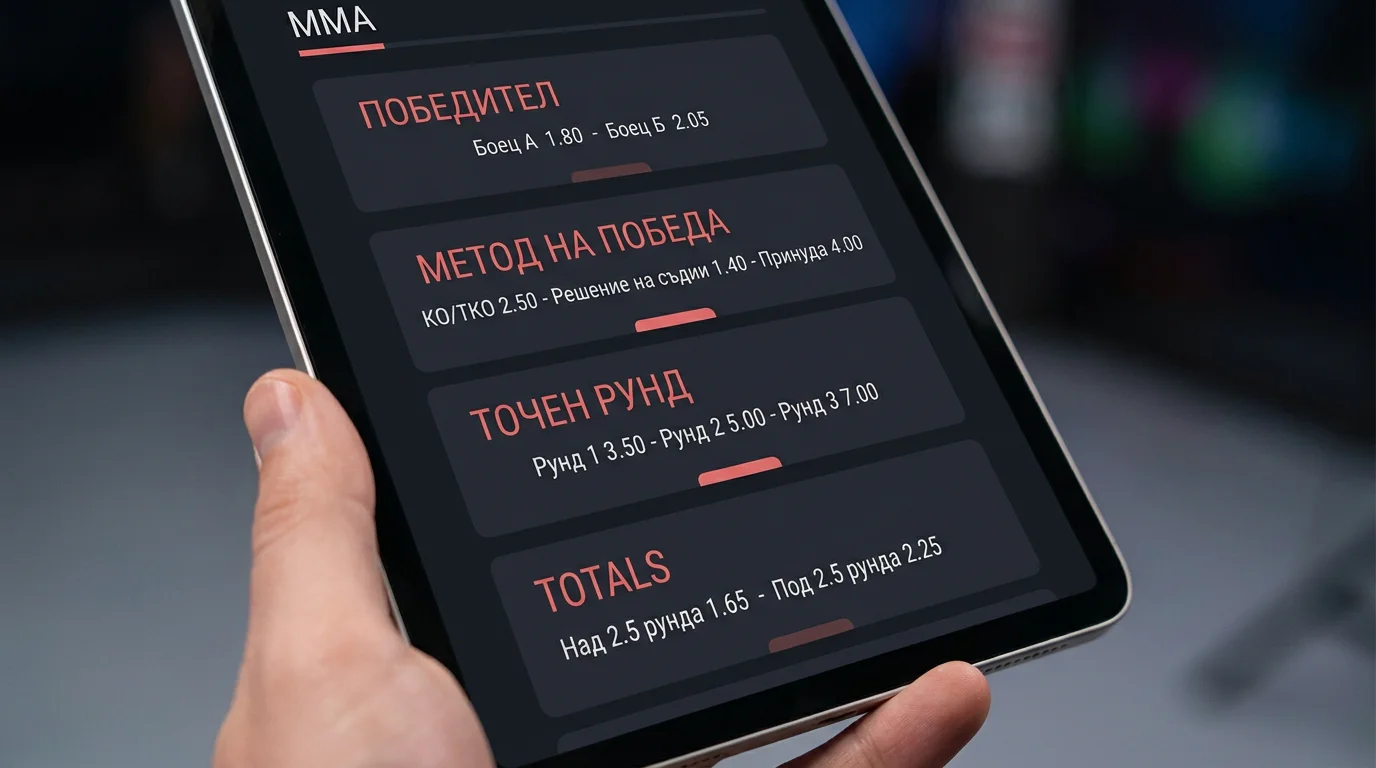 Видове залози на ММА: moneyline, метод на победа, точен рунд